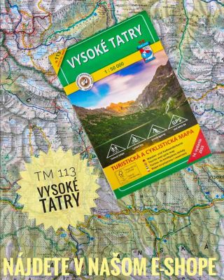 🌟TM 113 Vysoké Tatry 1: 50 000 VKÚ🌟 👉Turistická mapa Vysoké Tatry je nepostrádateľný pomocník pri plánovaní tvojich trás v...